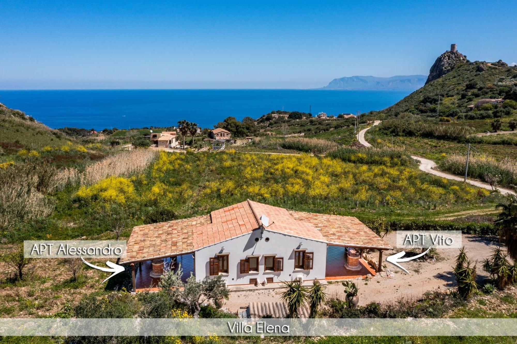Villa Elena Vicino La Riserva Naturale Dello Zingaro Scopello  Εξωτερικό φωτογραφία